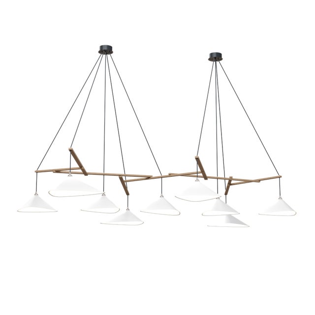 Emily is a series of handmade sheet steel lampshades in various finishes and spatial arrangements. _ Emily was inspired by...