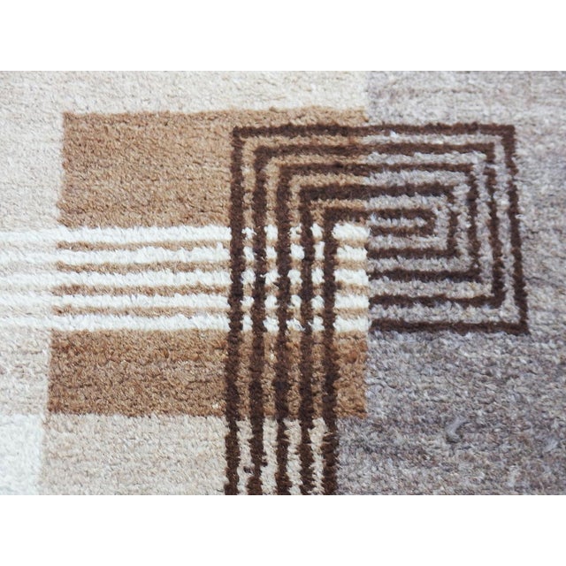 Art Deco Modern Wool Rug, 1930s For Sale - Image 4 of 15