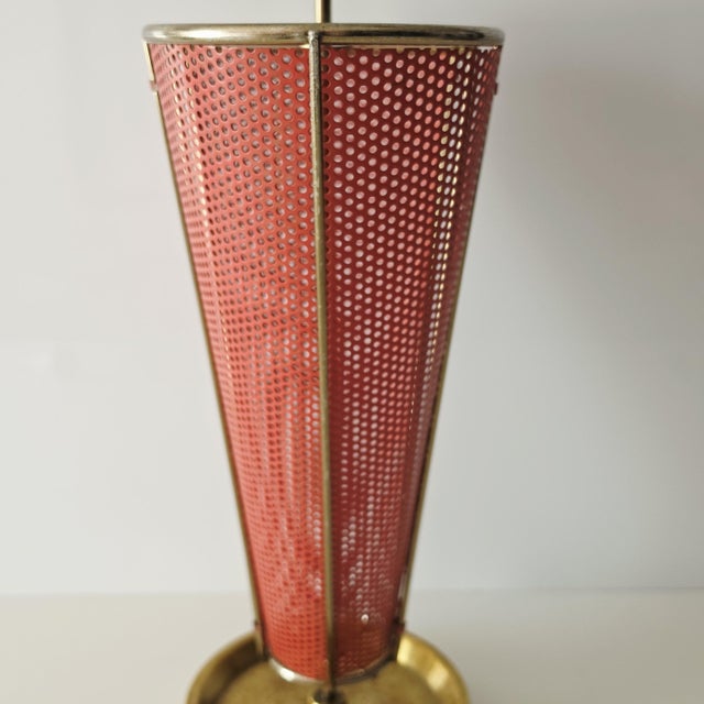 Mathieu Matégot Mid-Century Modern Umbrella Stand in the style of Mathieu Matégot, France, 1950s For Sale - Image 4 of 17