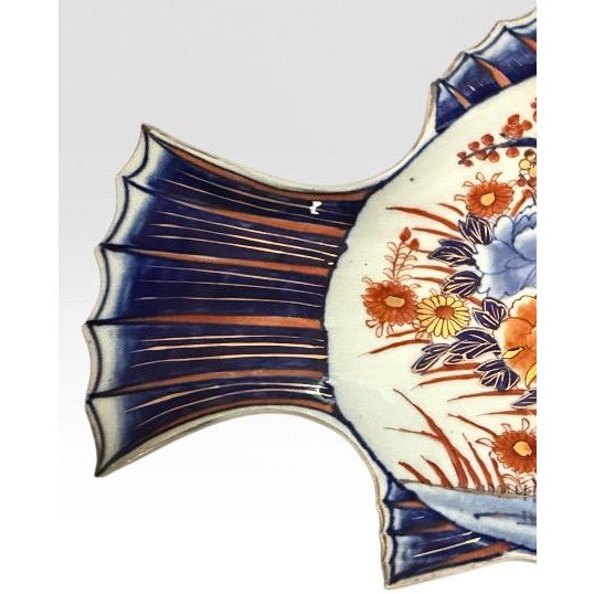 Late 19th Century Antique Japanese Meiji Period Imari Porcelain Sea Bream Fish Platter For Sale - Image 5 of 10