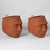 Ceramic Vintage Terracotta Male God Face Wall Planters by Rookes Pottery - Set of Two For Sale - Image 7 of 17