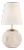 Thomas O'Brien by Visual Comfort Signature Terri 12" Cordless Accent Lamp in Alabaster with Linen Shade For Sale