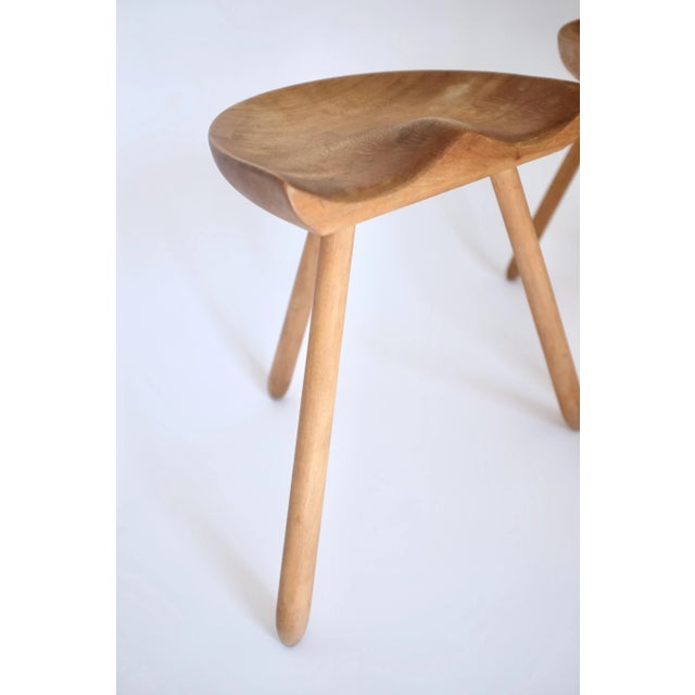 1940s 1940s Vintage Swedish Stools - a Pair For Sale - Image 5 of 7