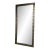 Custom Design Fluted Silver Finish Wall / Floor Mirror For Sale