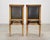 Set of Six Michael Taylor Regency Style Leather Dining Chairs For Sale - Image 17 of 18