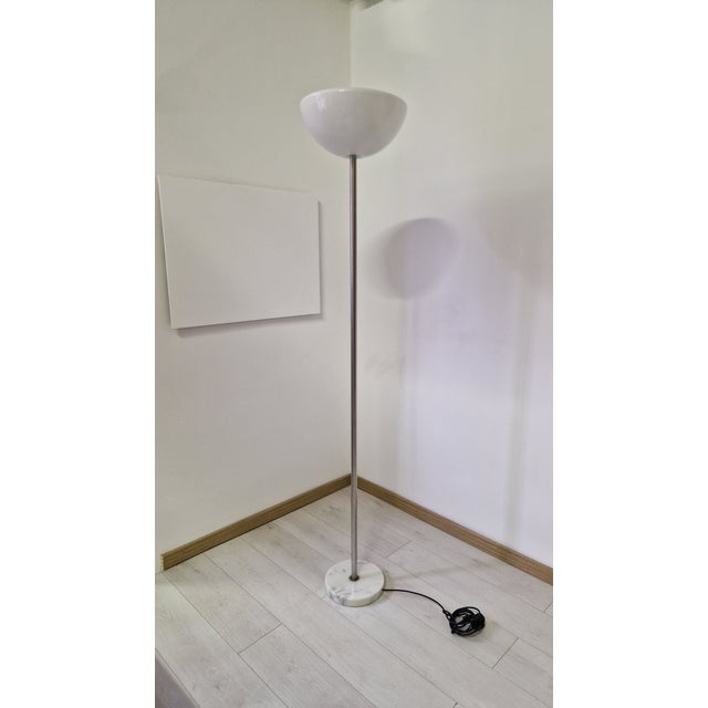 Glass Papavero Floor Lamp by Achille and Piergiacomo Castiglioni for Flos, 1980s, Set of 2 For Sale - Image 7 of 18