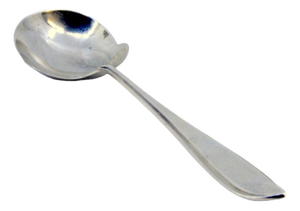 Plain Silver Ice Cream Scoop with Grooves