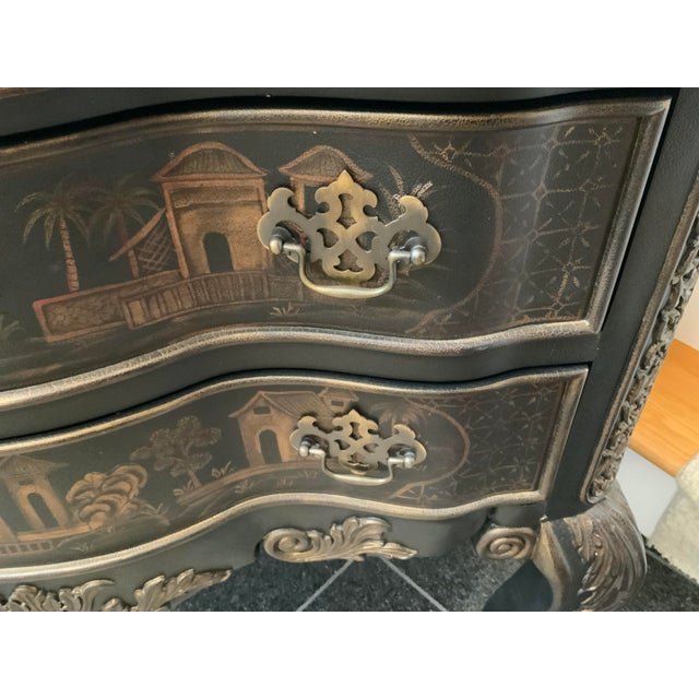 Black Late 20th Century Chinoiserie Dresser For Sale - Image 8 of 11