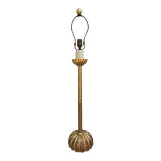 Rose Tarlow Melrose House Giltwood Japanese Altar Stick Table Lamp For Sale