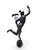 Gold Neapolitan Artist after Giambologna, Large Patinated Figure of Mercury, Bronze For Sale - Image 8 of 11