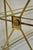 Mid Century Italian Modern 3 Tier Brass & Glass X-Frame Rolling Bar Cart Table For Sale - Image 12 of 12