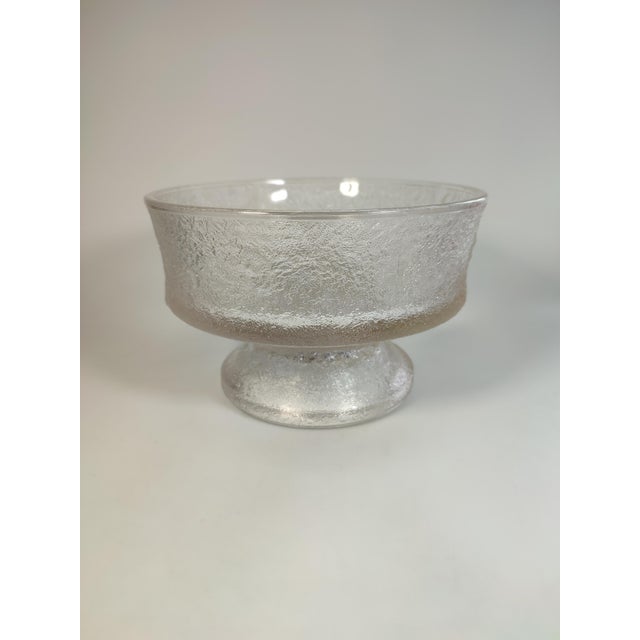 Art Deco pressed glass bowl from ''Botique'' collection designed by Pavel Pánek and later made by Rudolfova Huť in 1973 I...