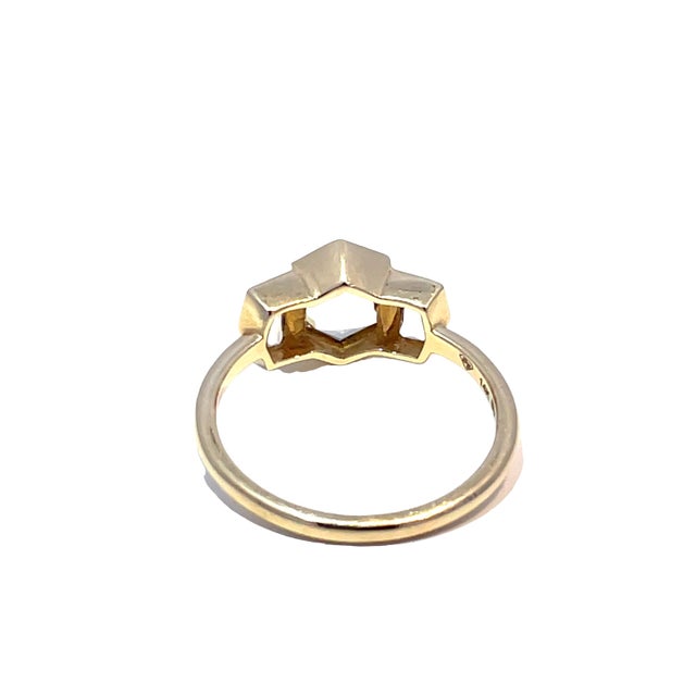 Embrace the celestial beauty of our stunning Sun and Moon Ring, crafted from luxurious 14k yellow gold. This exquisite...