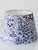 Blue Vintage Blue and White Ceramic Table Lamps, 1970s, Set of 2 For Sale - Image 8 of 18