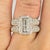 Late 20th Century Oliva Diamond Ring, Size 6.75 For Sale - Image 4 of 4