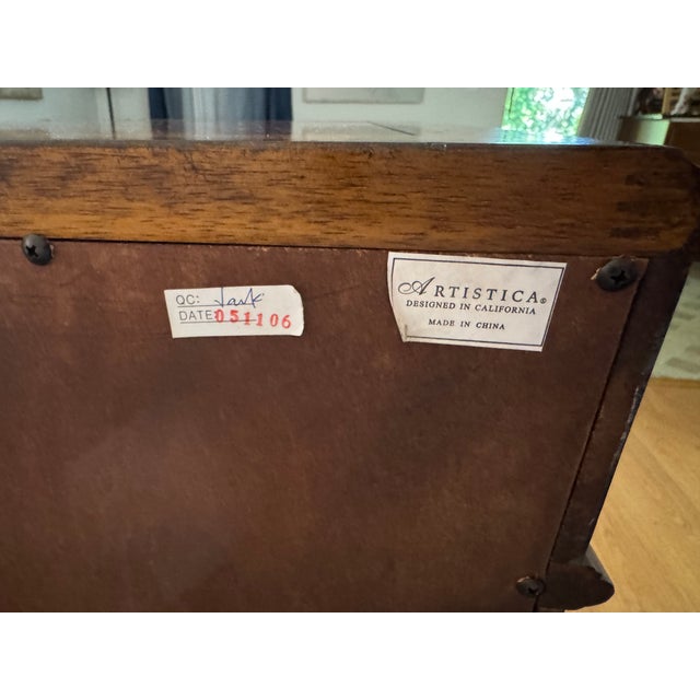 Elegant designer sideboard by Artistica, featuring exceptional craftsmanship and distinctive architectural details....