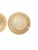 Gold Vintage Wedgwood Gold Florentine Bone China Leigh Shaped Footed Cups and Saucers for Two - 4 Pieces For Sale - Image 8 of 10