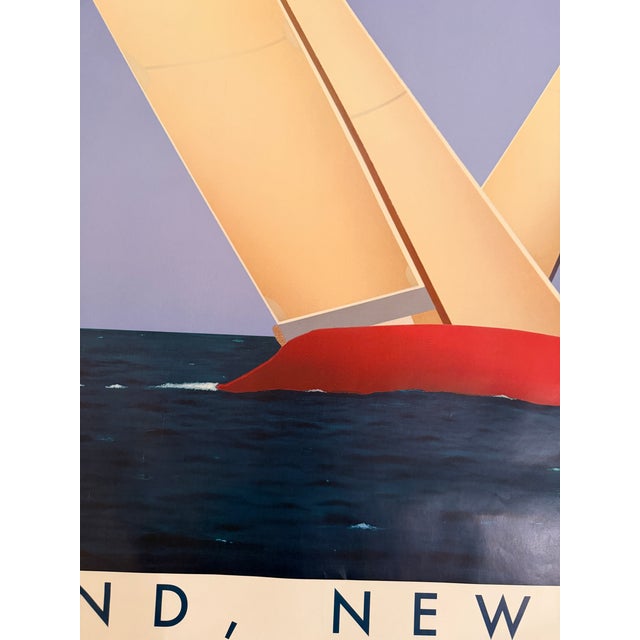 Razzia (Gérard Courbouleix-Dénériaz) - Louis Vuitton Cup, Auckland, New Zealand, 2002, Color Lithographic Poster For Sale In Washington DC - Image 6 of 7