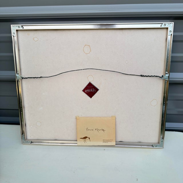 Paint 1990s Floral Watercolor by Bruce Krucke For Sale - Image 7 of 11