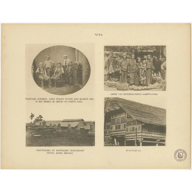 Black E.J. Brill,Twelve Aceh Atjeh, 1895, Print For Sale - Image 8 of 15