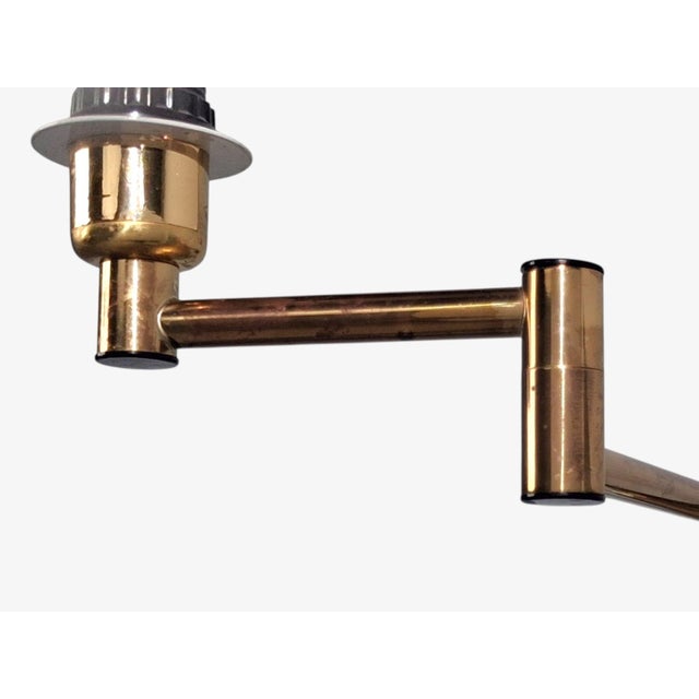 1960s Mid-Century Modern Fagerhults Belysning Ab, Articulating Wall Light, Brass For Sale - Image 11 of 14