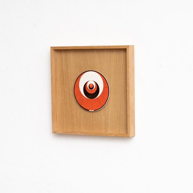 Marcel Duchamp, Red Black and White Corolles Rotorelief from Konig Series 133, 1987, Wood For Sale - Image 6 of 14