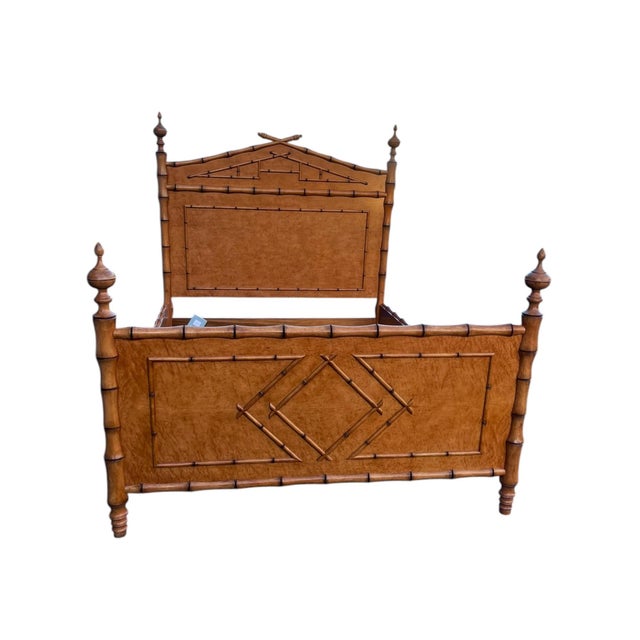 Bernhardt Bernhardt British Colonial Style Queen Size Bed For Sale - Image 4 of 10