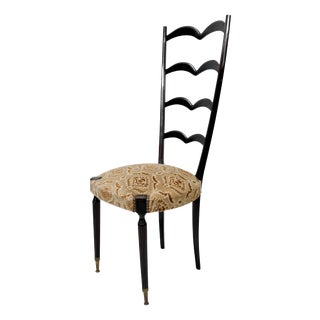 Mid-Century Modern High Back Side Chair from Paolo Buffa, 1950s For Sale