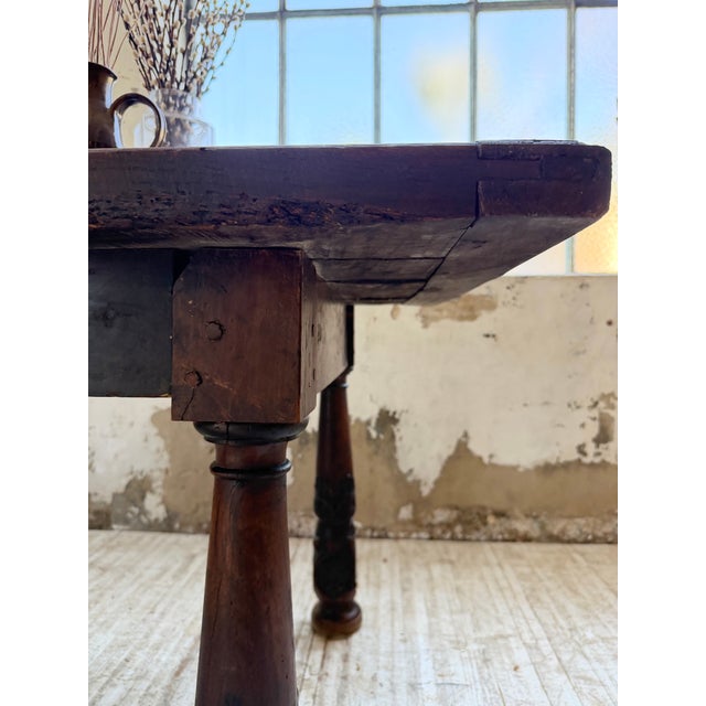 Antique Castle Table in Carved Oak, 1890s For Sale - Image 12 of 18