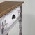 Figurative Hand-Painted Whitewashed Solid Wood Console Table - Cottage Entryway Decor For Sale - Image 3 of 13
