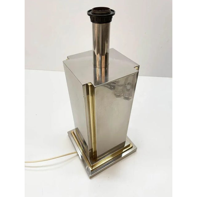 Italian Steel & Brass Table Lamp by Carlo Venturini for Bottega Del Lume, 1970s For Sale - Image 15 of 18