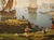 18th Century French Port Scene Oil Painting From Provence For Sale - Image 12 of 12