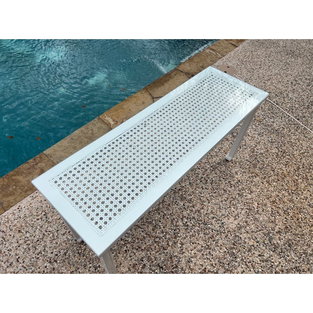 1980s Ming Style Console/Sofa Table and Matching Benches in Serena & Lily For Sale - Image 14 of 18