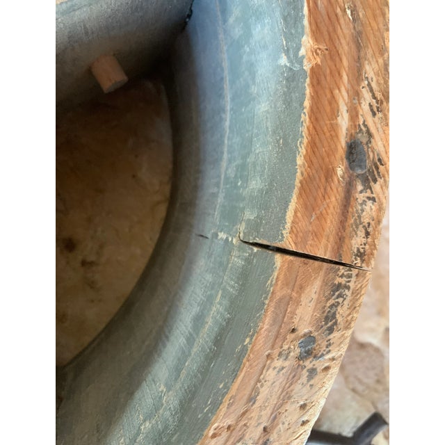 Early 19th Century Large Industrial French Circular Wood Factory Mold For Sale - Image 10 of 12