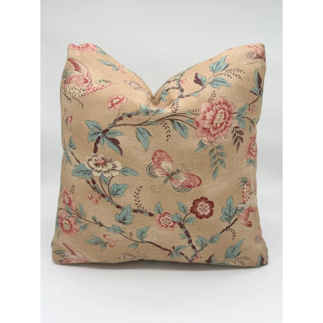 Jasper Wallace Vine Brown Decorative Pillow Cover For Sale - Image 4 of 6