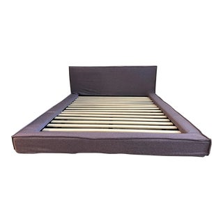 Queen Size Blu Dot Dodu Bed Frame in Lilac For Sale