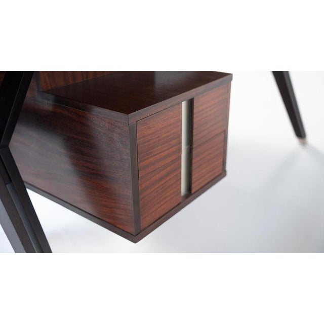 Mid-Century Modern Desk attributed to Ico Parisi for Mim Roma, Italy, 1950s For Sale - Image 10 of 17