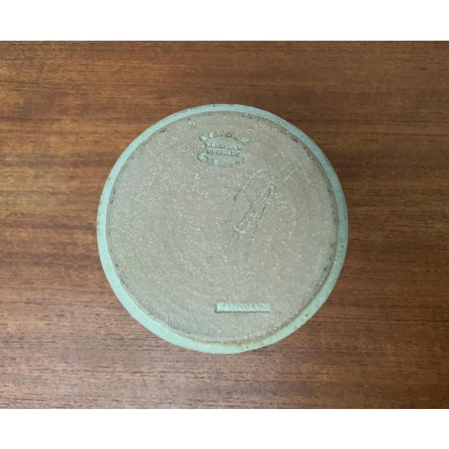 Beige Mid-Century Danish Studio Pottery Minimalist Vase from Søholm, 1960s For Sale - Image 8 of 17