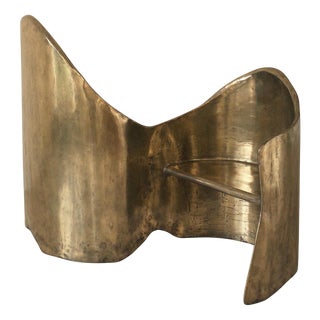 Toi & Moi Loveseat in Polished Brass Resin Over Inox by Atelier Ellery For Sale