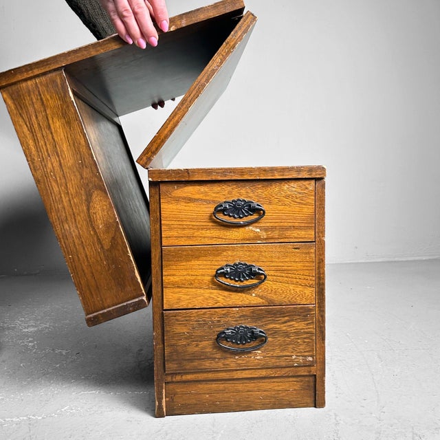 Mid-Century Japanese Foldable Desk, 1960s For Sale - Image 11 of 18