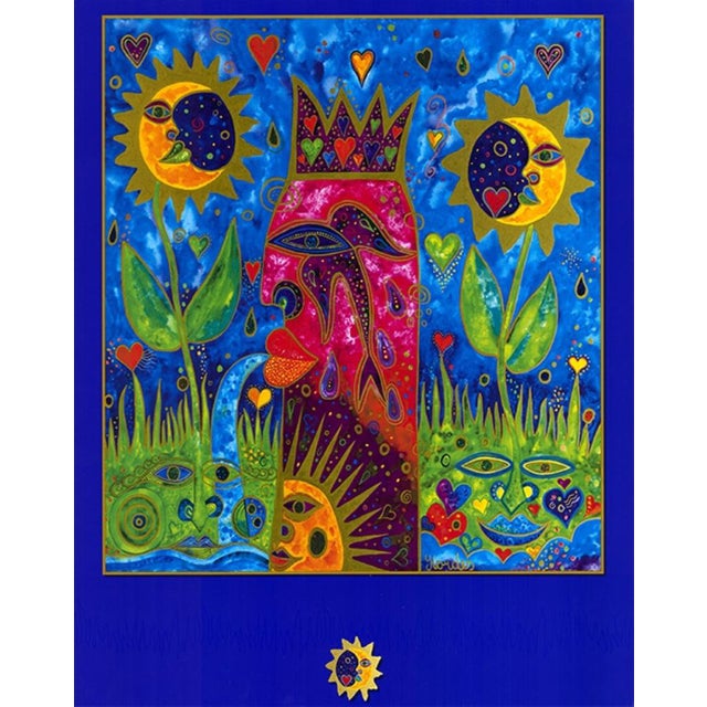 After Kordes, Meadow with Sun & Floral Motifs, Print For Sale