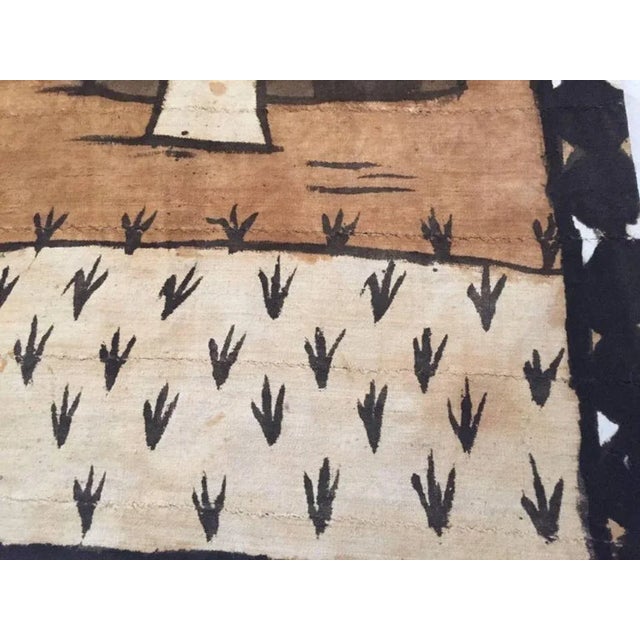 Mid 20th Century Korhogo Africa Handwoven Mud Cloth For Sale - Image 10 of 11
