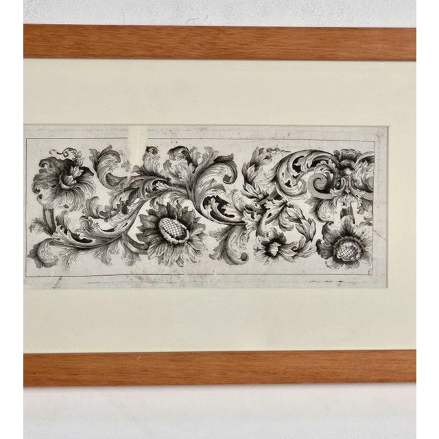 Baroque Baroque Period Engraving, Italy Circa 1800 For Sale - Image 3 of 4