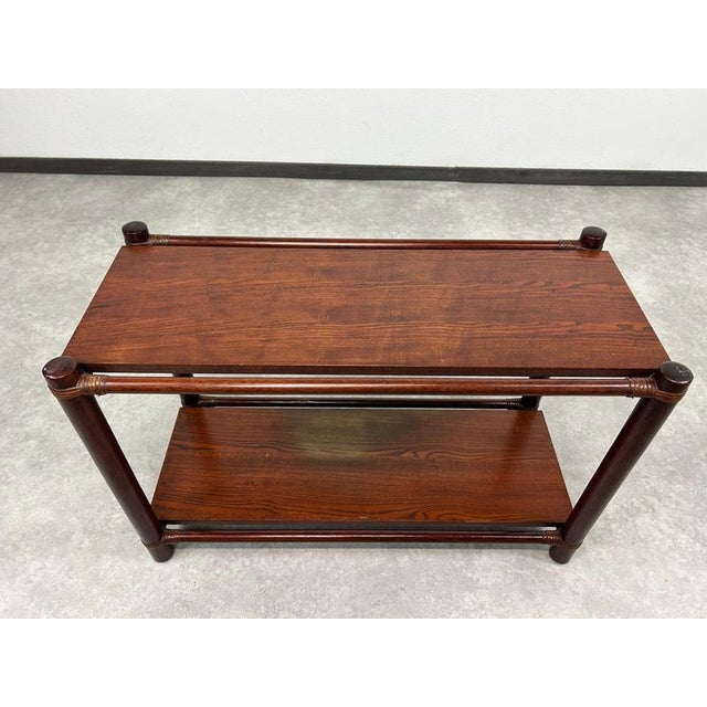 Mid-Century Modern Bamboo Side Table from Gervasoni, 1970s For Sale - Image 6 of 12