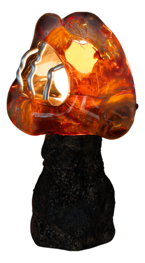 Small Version Somehow Honey Dreams of Fire Table Lamp by Vincent Decat