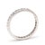 1940s 1940's .50ctw Diamond Eternity Band Ring, Platinum, Ring Size 5.25 For Sale - Image 5 of 6