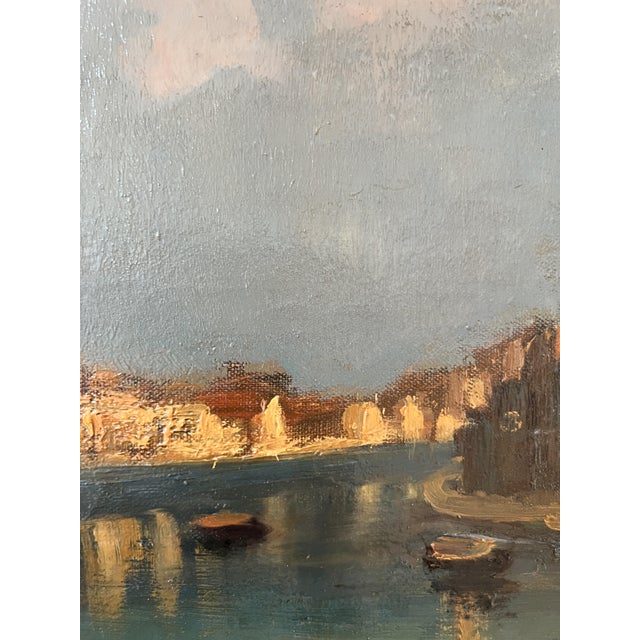 Pino Pessina da Castanedo, Visione Veneziana, Oil on Canvas, Framed For Sale - Image 7 of 12