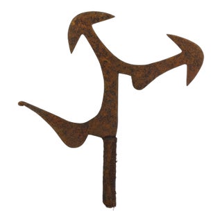 Early 20th Century Central African Throwing Knife Mambele Type Currency For Sale