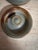 Vintage Studio Pottery Lidded Vessel Soft Blue Grey Glaze With Impressed Marks For Sale - Image 4 of 8