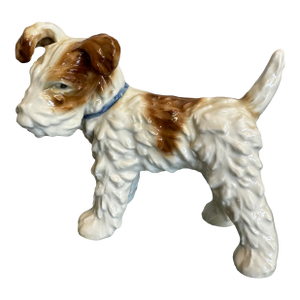 Fox Terrier Dog Figurine